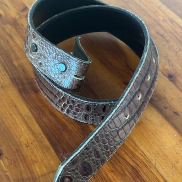 Original (1980s) Chrome Angels Belt Buckle and Belt - Picture 5 of 5